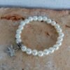 Pulsera con perlas blancas 8 mm - Imagen 5