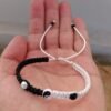Pulsera tejida estilo Ying Yang - Imagen 2