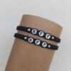 Pulsera tejida con letras - Imagen 3