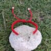 Pulsera tejida con dije plateado de infinito - Imagen 2