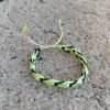Pulsera multitejido con bolitas - Imagen 2